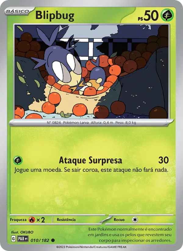Carta Blipbug, número 010/182 da coleção Fenda Paradoxal
