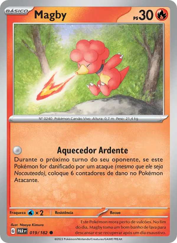 Carta Magby, número 019/182 da coleção Fenda Paradoxal