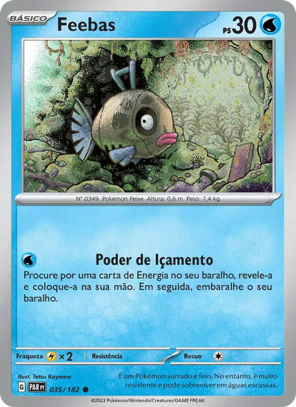 Carta Feebas, número 035/182 da coleção Fenda Paradoxal
