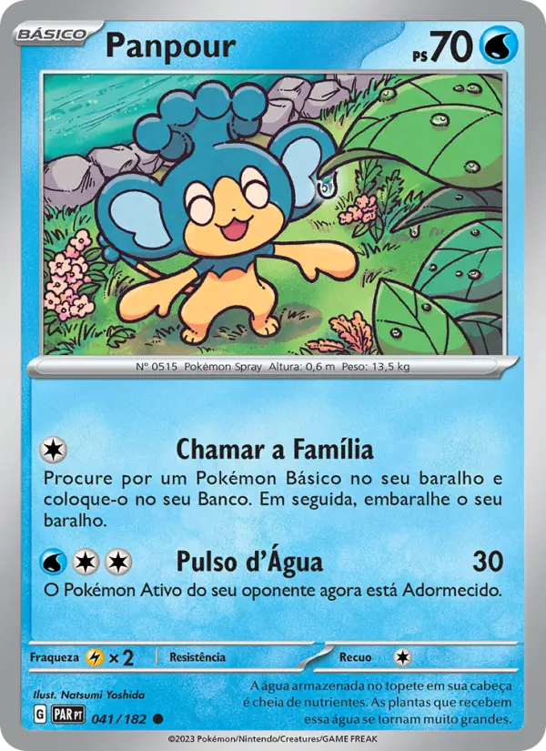 Carta Panpour, número 041/182 da coleção Fenda Paradoxal