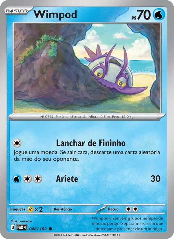 Carta Wimpod, número 048/182 da coleção Fenda Paradoxal