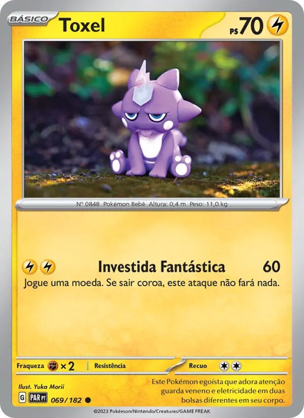Carta Toxel, número 069/182 da coleção Fenda Paradoxal
