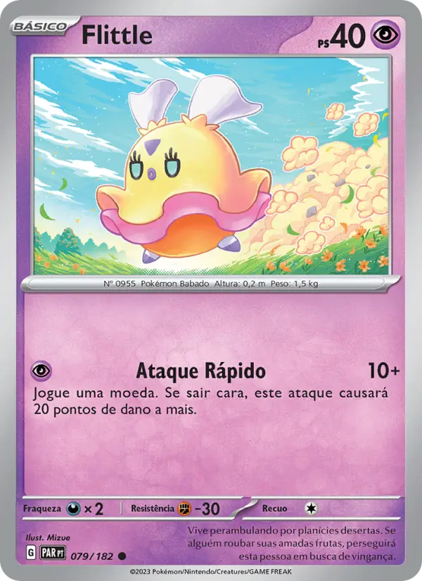 Carta Flittle, número 079/182 da coleção Fenda Paradoxal