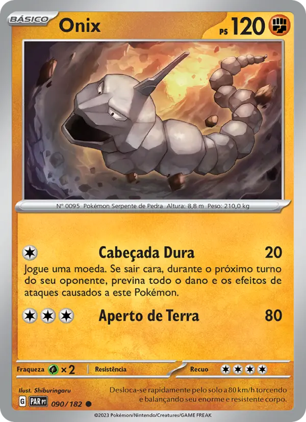 Carta Onix, número 090/182 da coleção Fenda Paradoxal
