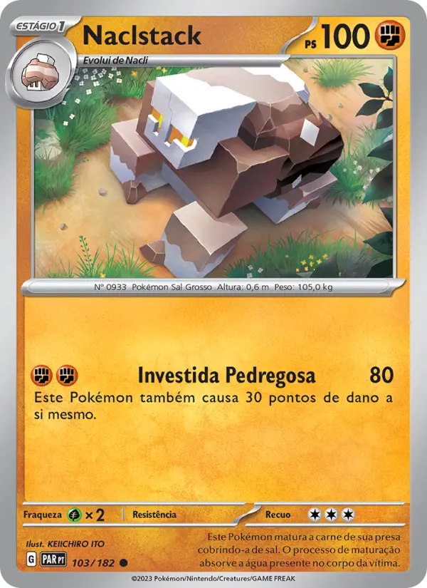 Carta Naclstack, número 103/182 da coleção Fenda Paradoxal