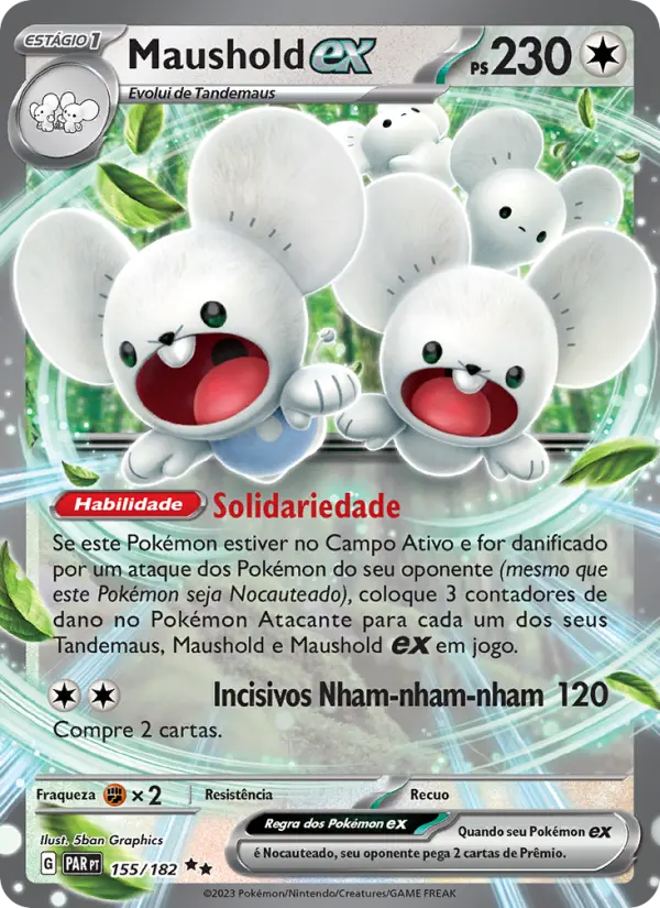 Carta Maushold ex, número 155/182 da coleção Fenda Paradoxal