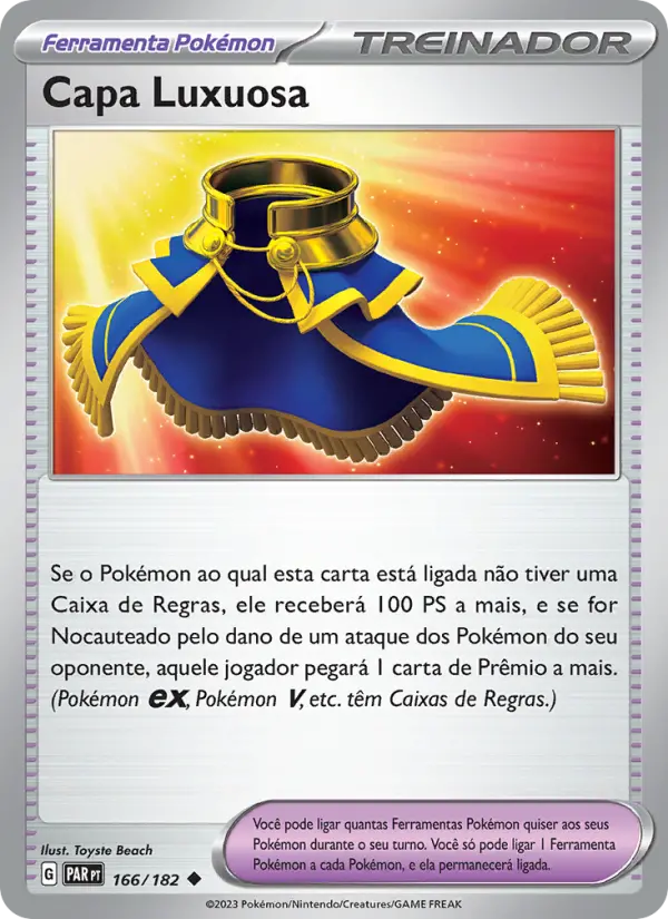 Carta Capa Luxuosa, número 166/182 da coleção Fenda Paradoxal