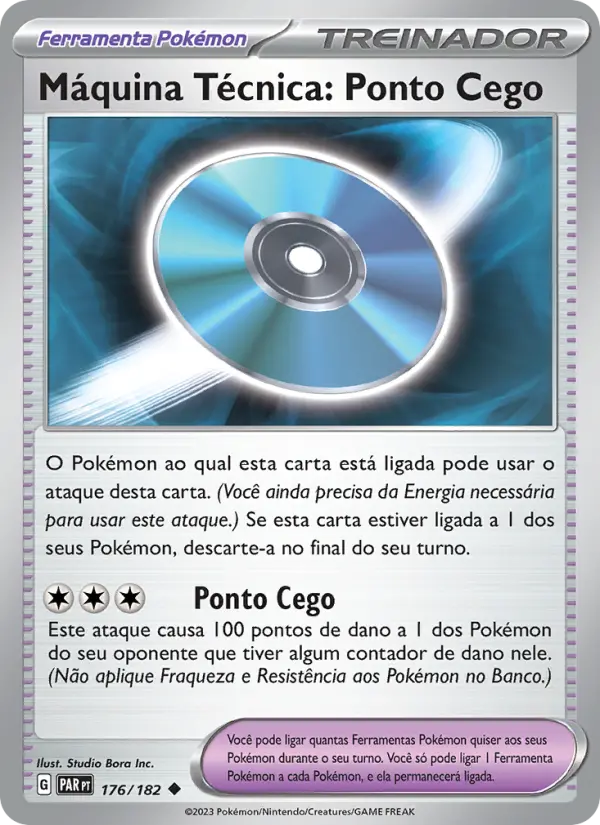 Carta Máquina Técnica: Ponto Cego, número 176/182 da coleção Fenda Paradoxal