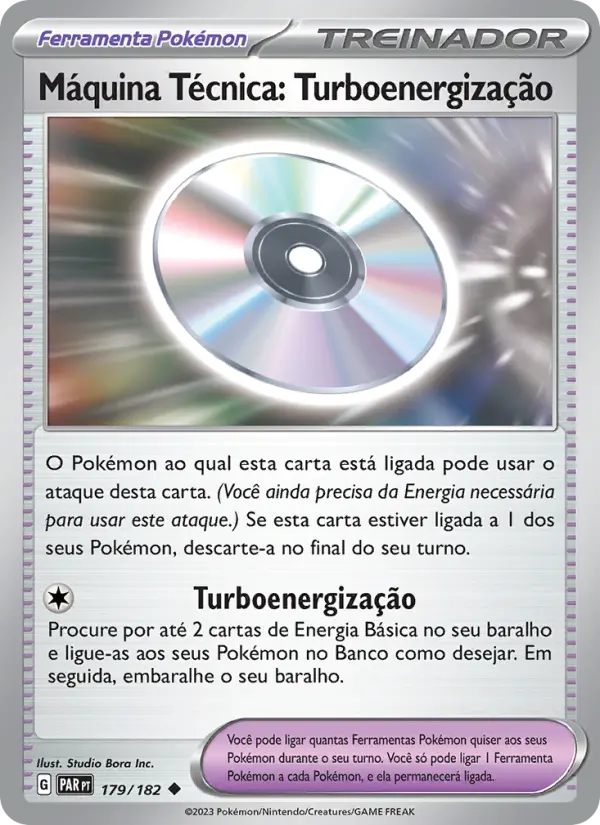 Carta Máquina Técnica: Turboenergização, número 179/182 da coleção Fenda Paradoxal
