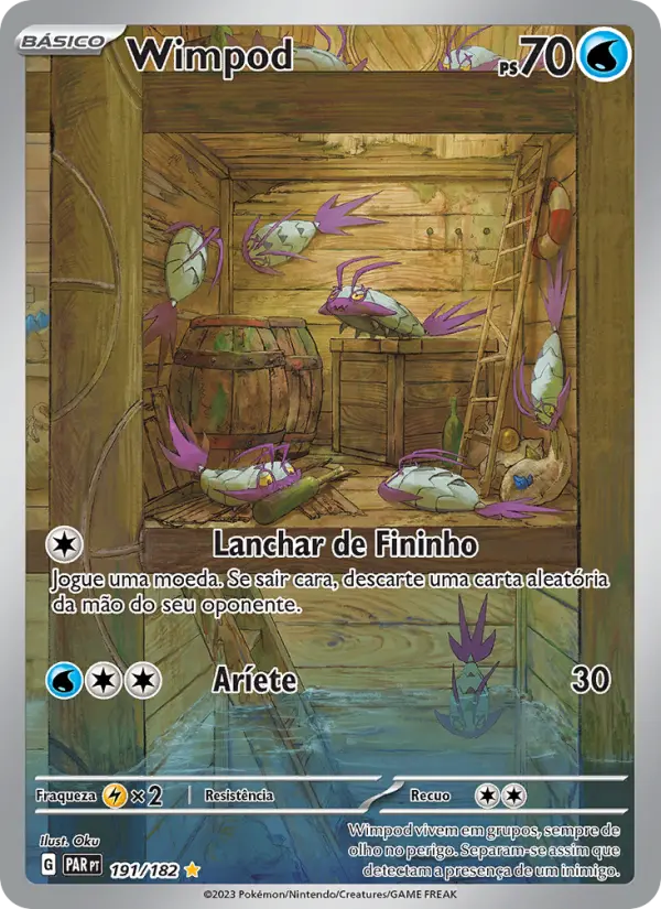 Carta Wimpod, número 191/182 da coleção Fenda Paradoxal