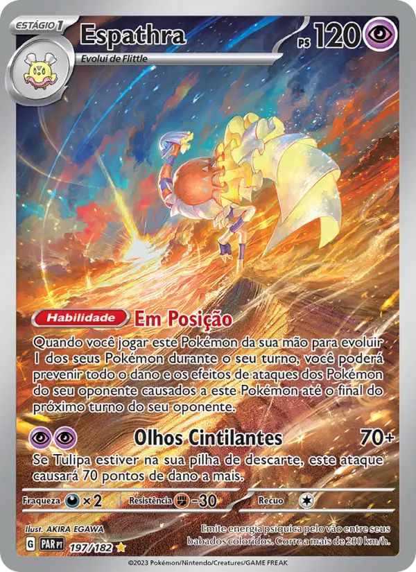 Carta Espathra, número 197/182 da coleção Fenda Paradoxal