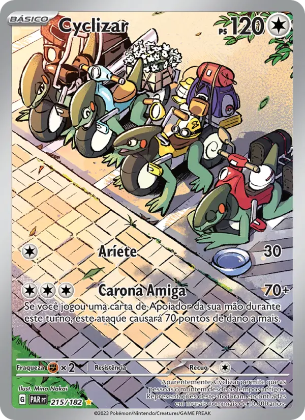 Carta Cyclizar, número 215/182 da coleção Fenda Paradoxal