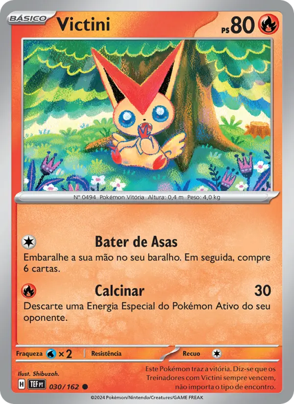Carta Victini, número 030/162 da coleção Forças Temporais