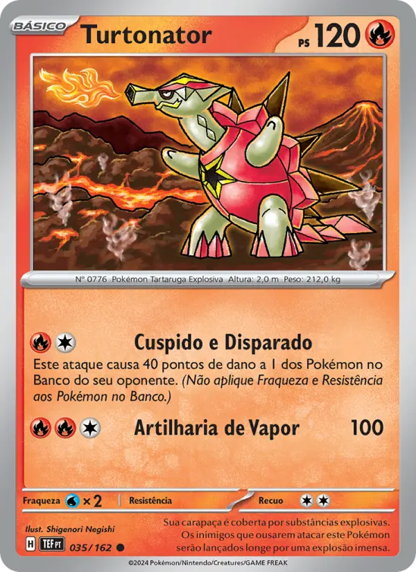 Carta Turtonator, número 035/162 da coleção Forças Temporais