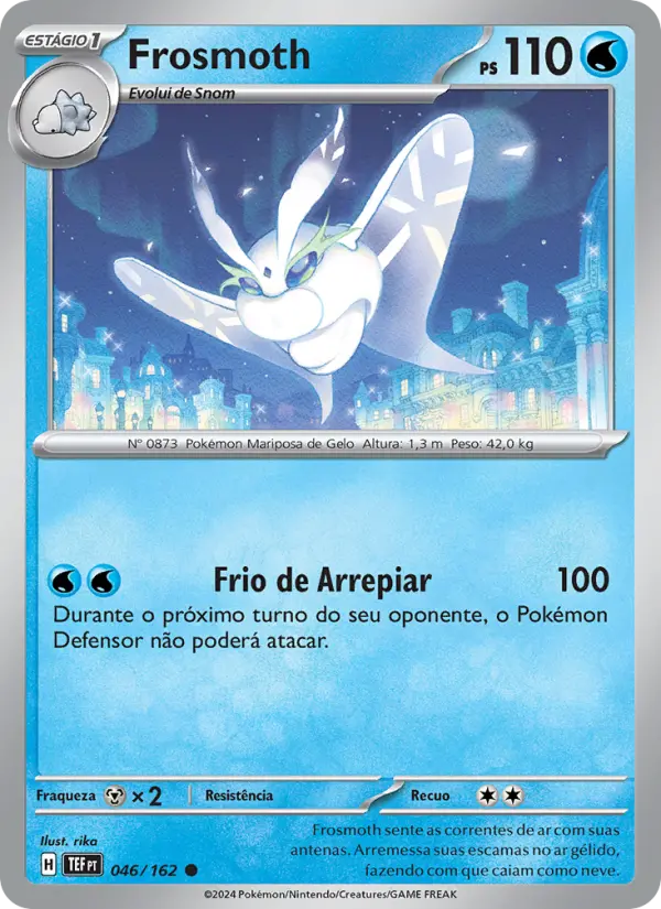 Carta Frosmoth, número 046/162 da coleção Forças Temporais