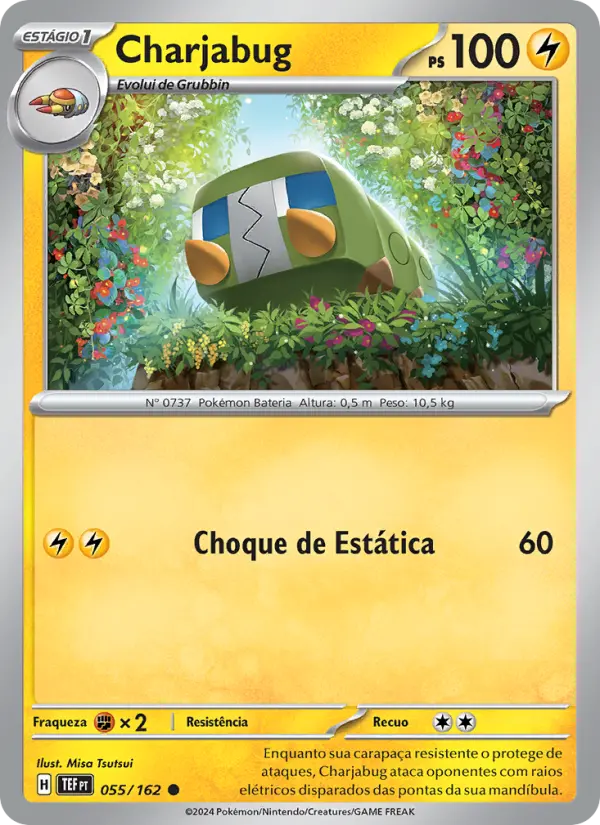 Carta Charjabug, número 055/162 da coleção Forças Temporais