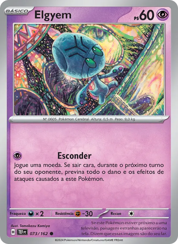 Carta Elgyem, número 073/162 da coleção Forças Temporais