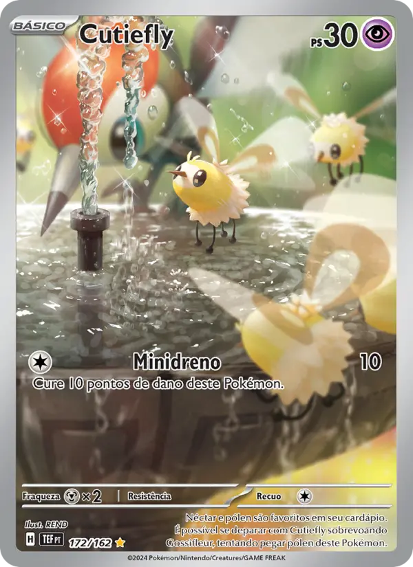 Carta Cutiefly, número 172/162 da coleção Forças Temporais