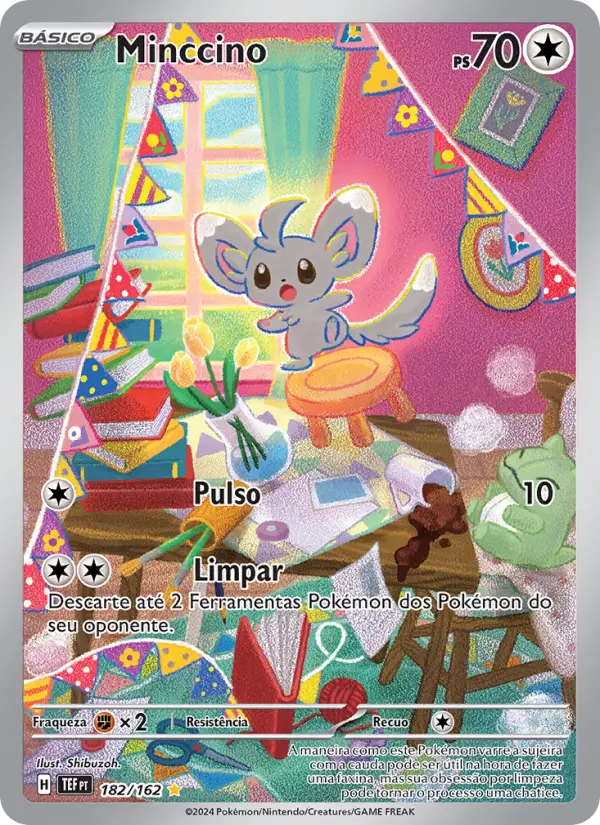 Carta Minccino, número 182/162 da coleção Forças Temporais