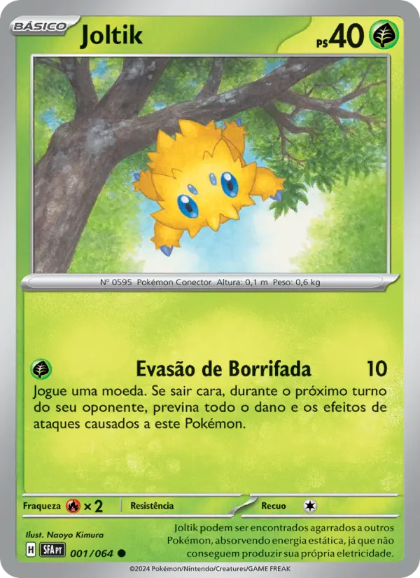 Carta Joltik, número 001/64 da coleção Fábulas Nebulosas