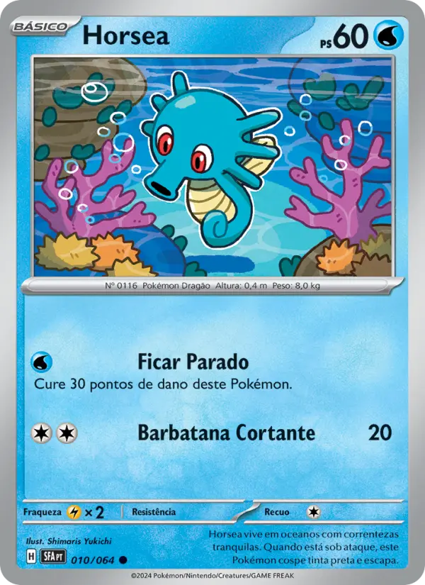 Carta Horsea, número 010/64 da coleção Fábulas Nebulosas