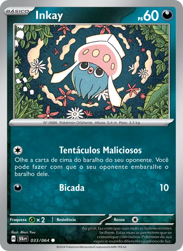Carta Inkay, número 033/64 da coleção Fábulas Nebulosas