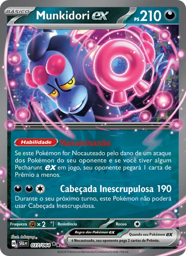 Carta Munkidori ex, número 037/64 da coleção Fábulas Nebulosas