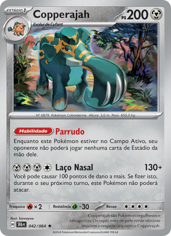 Carta Copperajah, número 042/64 da coleção Fábulas Nebulosas
