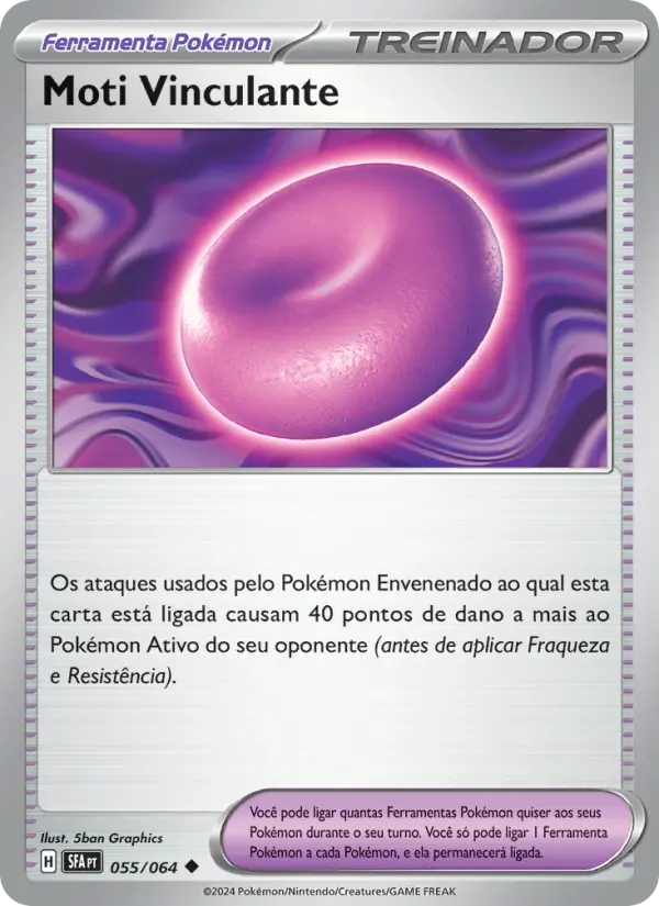 Carta Moti Vinculante, número 055/64 da coleção Fábulas Nebulosas