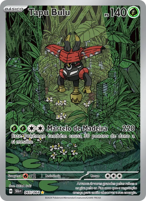 Carta Tapu Bulu, número 065/64 da coleção Fábulas Nebulosas
