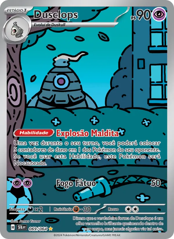 Carta Dusclops, número 069/64 da coleção Fábulas Nebulosas