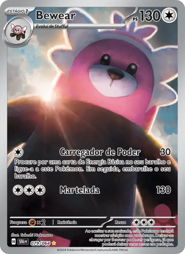 Carta Bewear, número 079/64 da coleção Fábulas Nebulosas