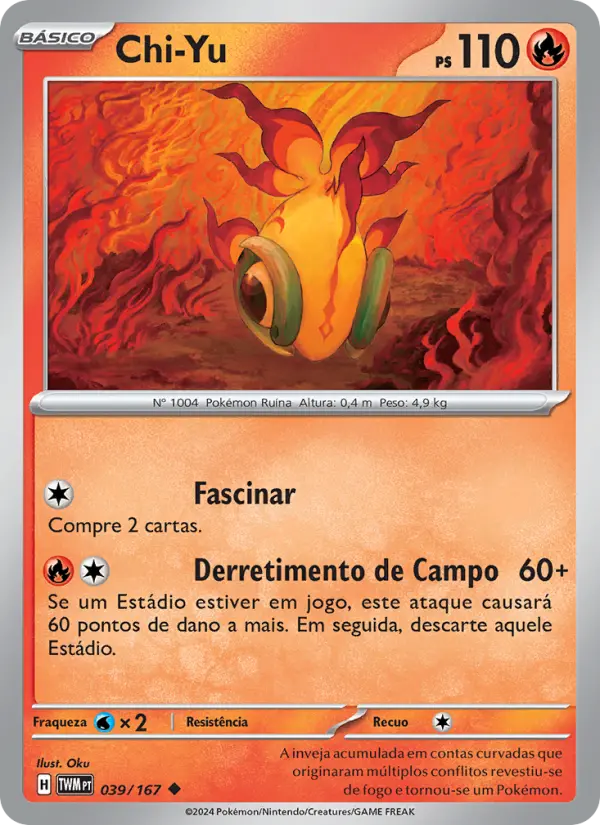 Carta Chi-Yu, número 039/167 da coleção Máscaras do Crepúsculo