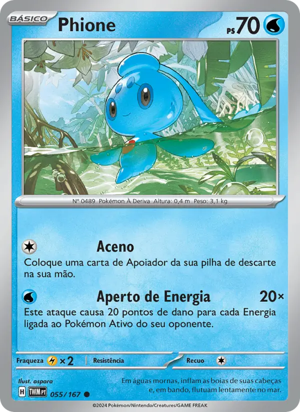 Carta Phione, número 055/167 da coleção Máscaras do Crepúsculo