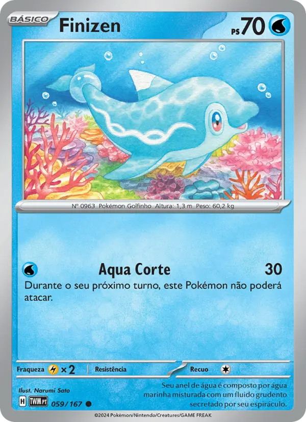 Carta Finizen, número 059/167 da coleção Máscaras do Crepúsculo