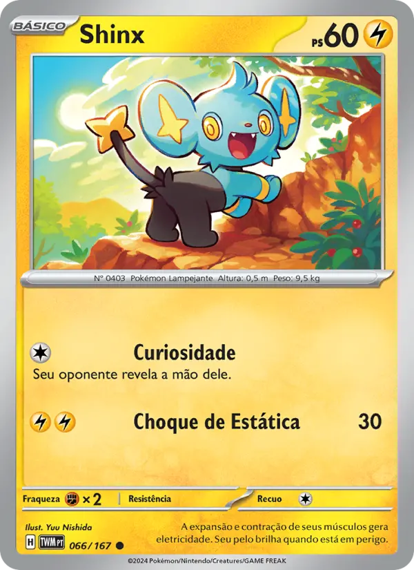 Carta Shinx, número 066/167 da coleção Máscaras do Crepúsculo