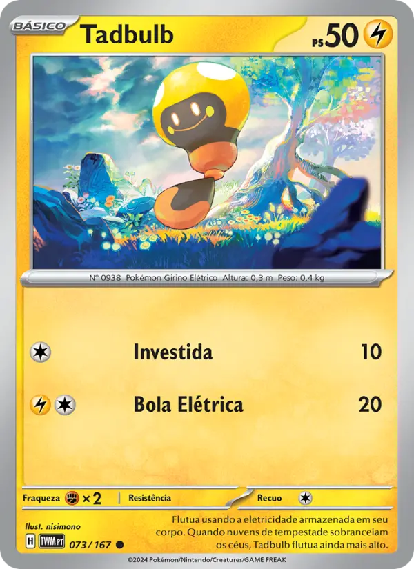 Carta Tadbulb, número 073/167 da coleção Máscaras do Crepúsculo