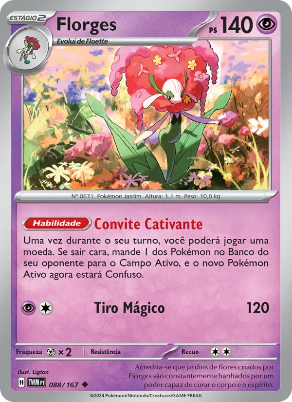 Carta Florges, número 088/167 da coleção Máscaras do Crepúsculo