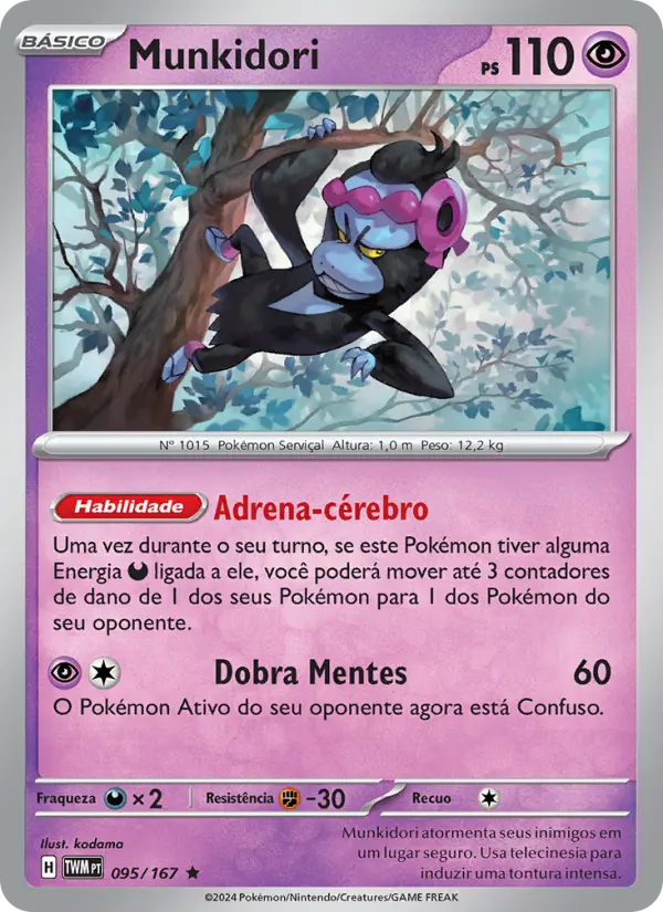 Carta Munkidori, número 095/167 da coleção Máscaras do Crepúsculo