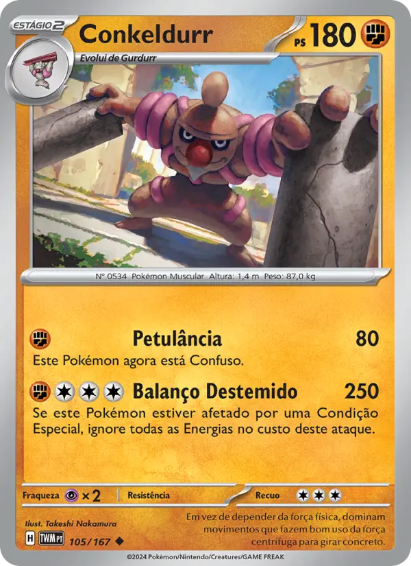 Carta Conkeldurr, número 105/167 da coleção Máscaras do Crepúsculo