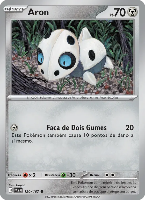 Carta Aron, número 120/167 da coleção Máscaras do Crepúsculo