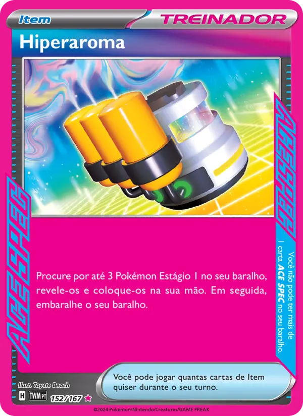 Carta Hiperaroma, número 152/167 da coleção Máscaras do Crepúsculo