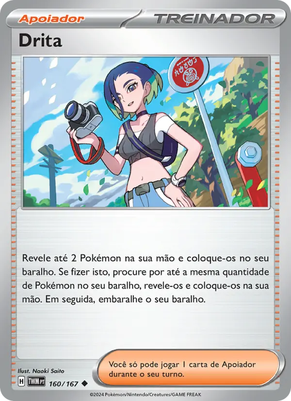 Carta Drita, número 160/167 da coleção Máscaras do Crepúsculo