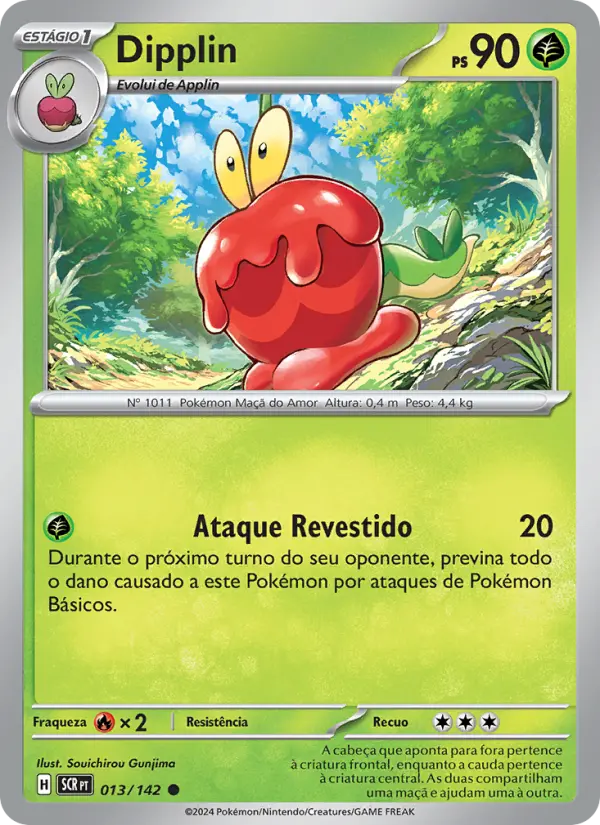 Carta Dipplin, número 013/142 da coleção Coroa Estelar