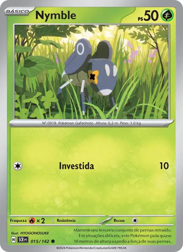 Carta Nymble, número 015/142 da coleção Coroa Estelar