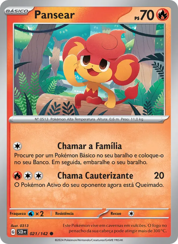 Carta Pansear, número 021/142 da coleção Coroa Estelar