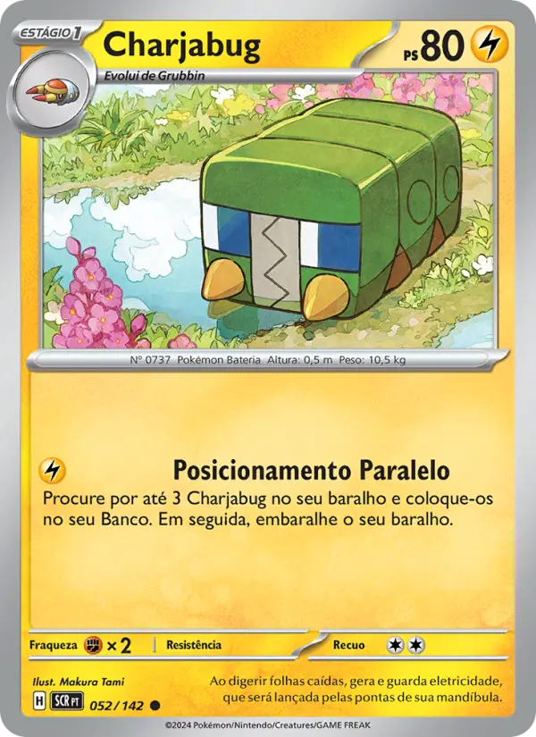 Carta Charjabug, número 052/142 da coleção Coroa Estelar