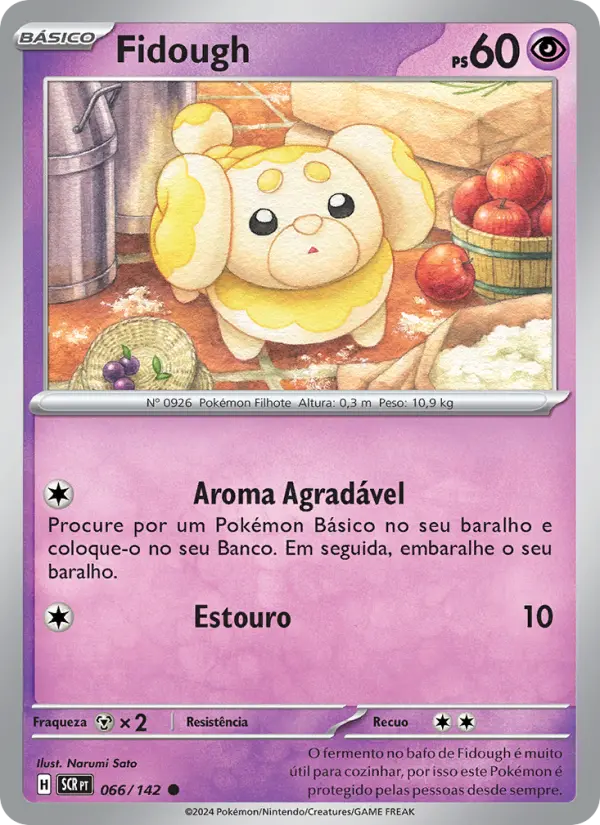 Carta Fidough, número 066/142 da coleção Coroa Estelar