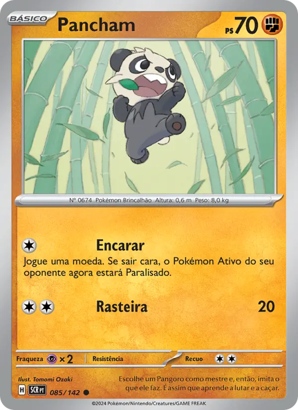 Carta Pancham, número 085/142 da coleção Coroa Estelar