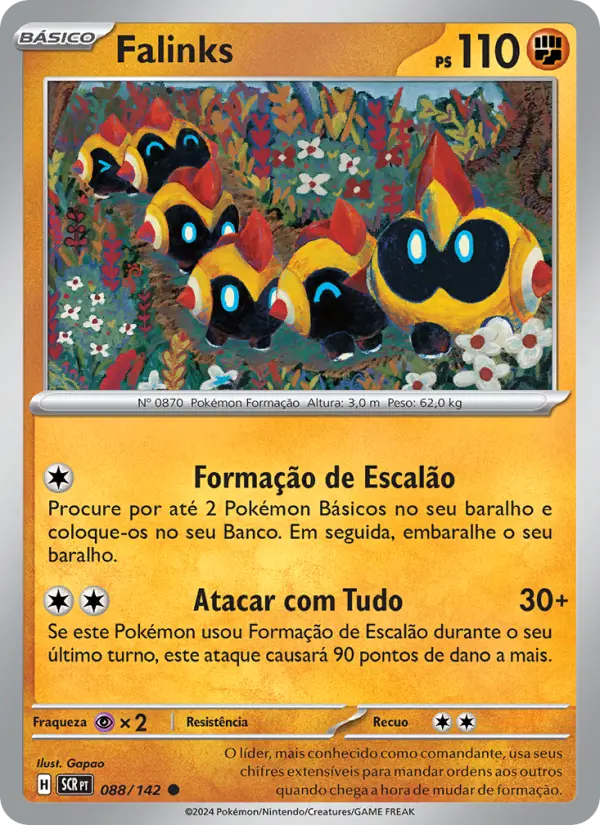 Carta Falinks, número 088/142 da coleção Coroa Estelar